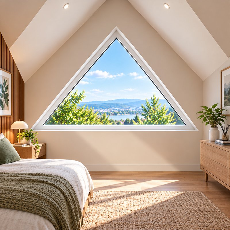 uPVC Triangle windows